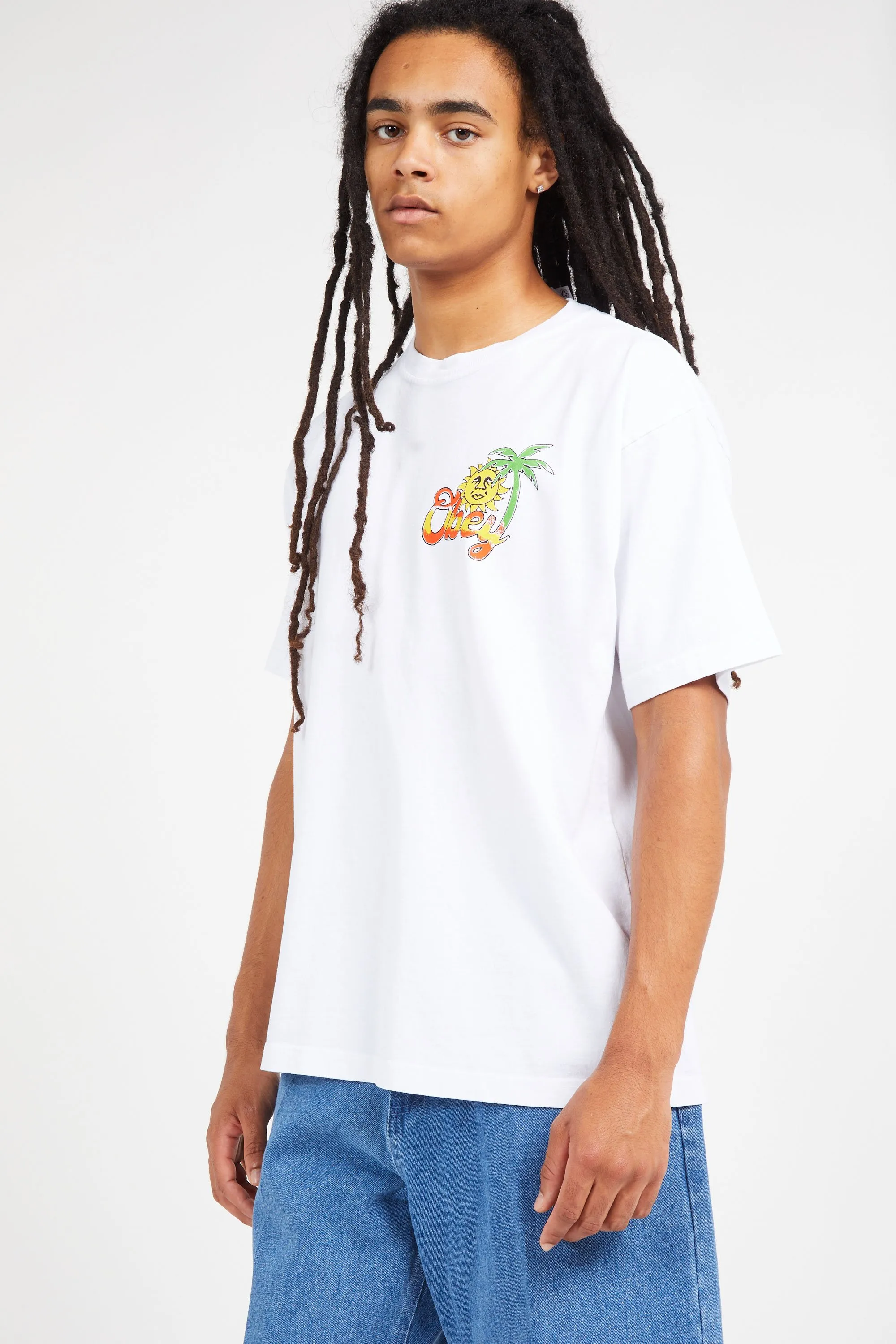 T-shirt Blanc Obey - Homme | Citadium