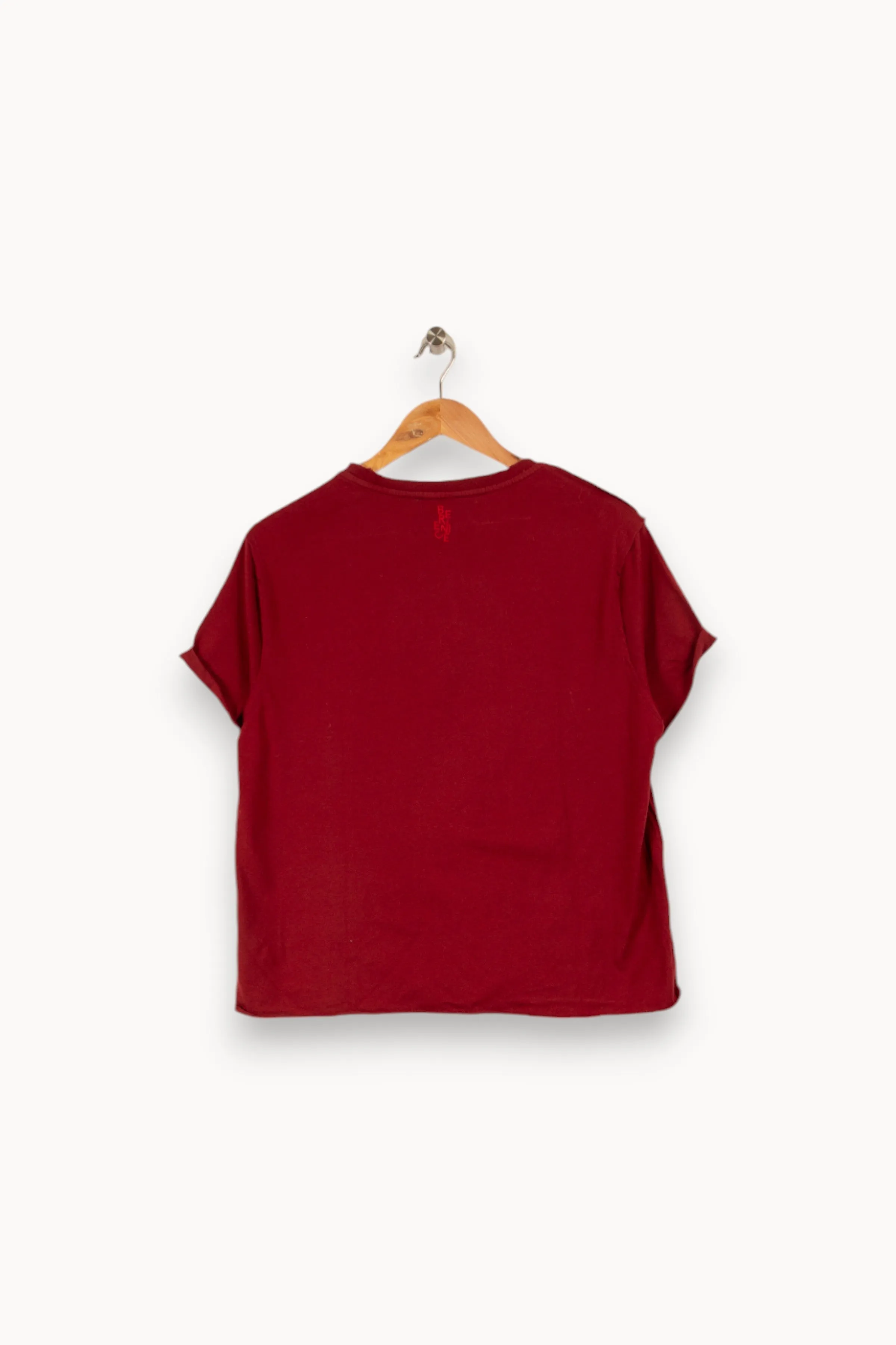 T-shirt bordeaux - Taille L/40