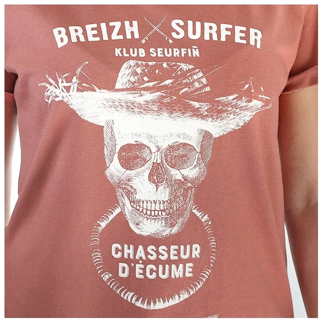 T-shirt Breizh Surfer - Rouille