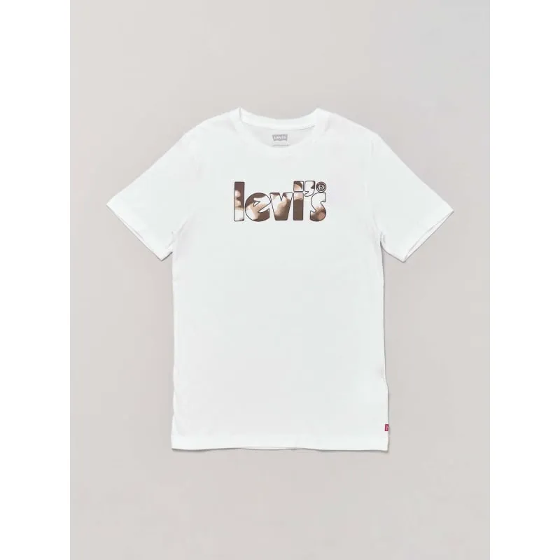 T-shirt camo poster logo blanc enfant - Levi's | wimod