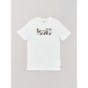 T-shirt camo poster logo blanc enfant - Levi's | wimod