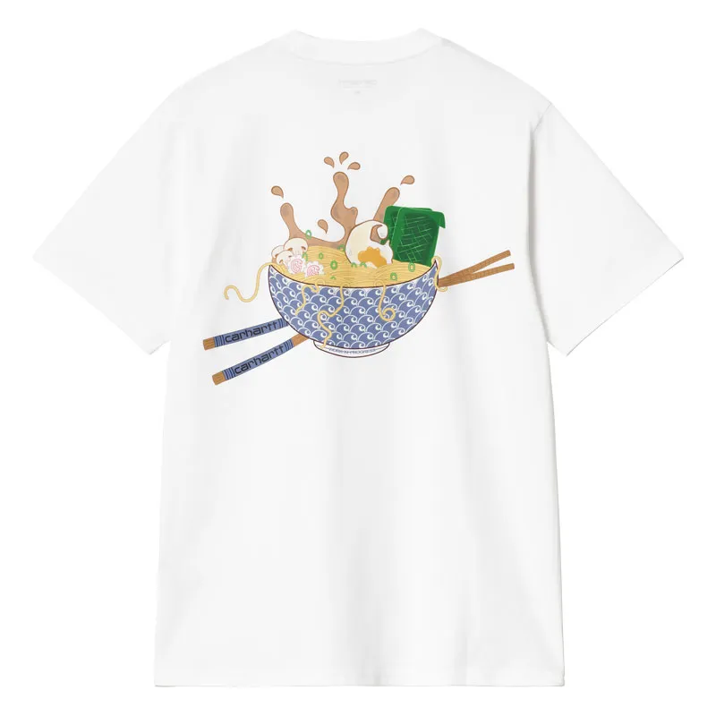 T-Shirt Carhartt WIP Noodle Soup White