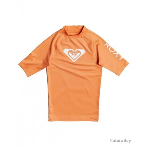 T-shirt de bain anti-UV pour jeune fille - Whole Hearted - Saumon Orange 168 cm/XXL