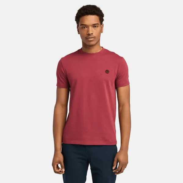 T-shirt Dunstan River pour homme en rouge