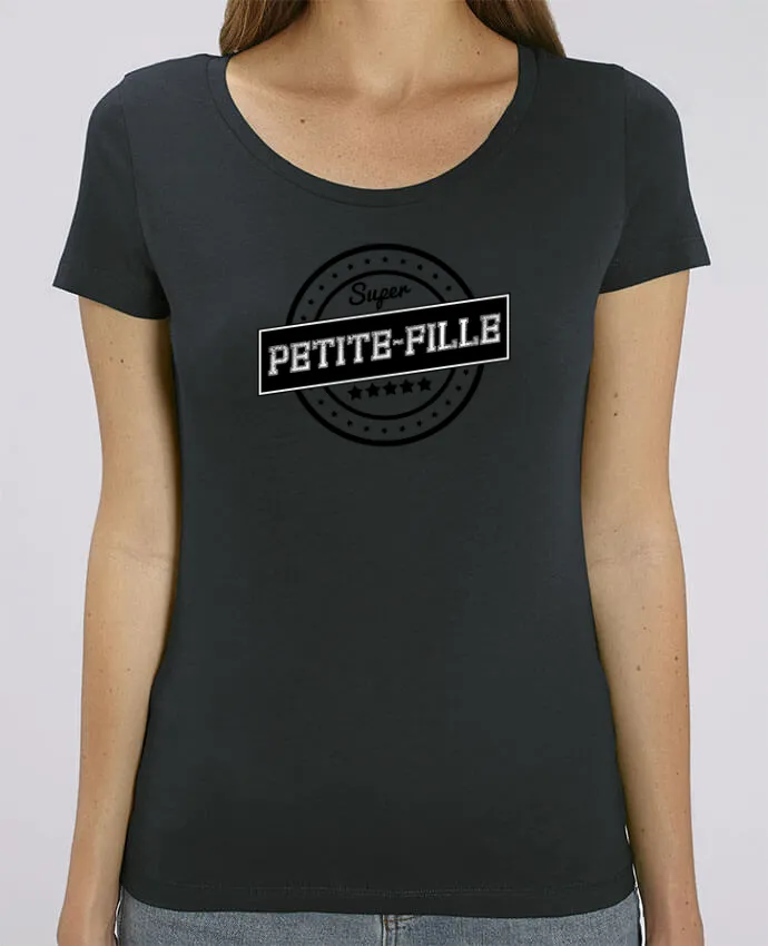 T-shirt Femme Super petite fille par justsayin