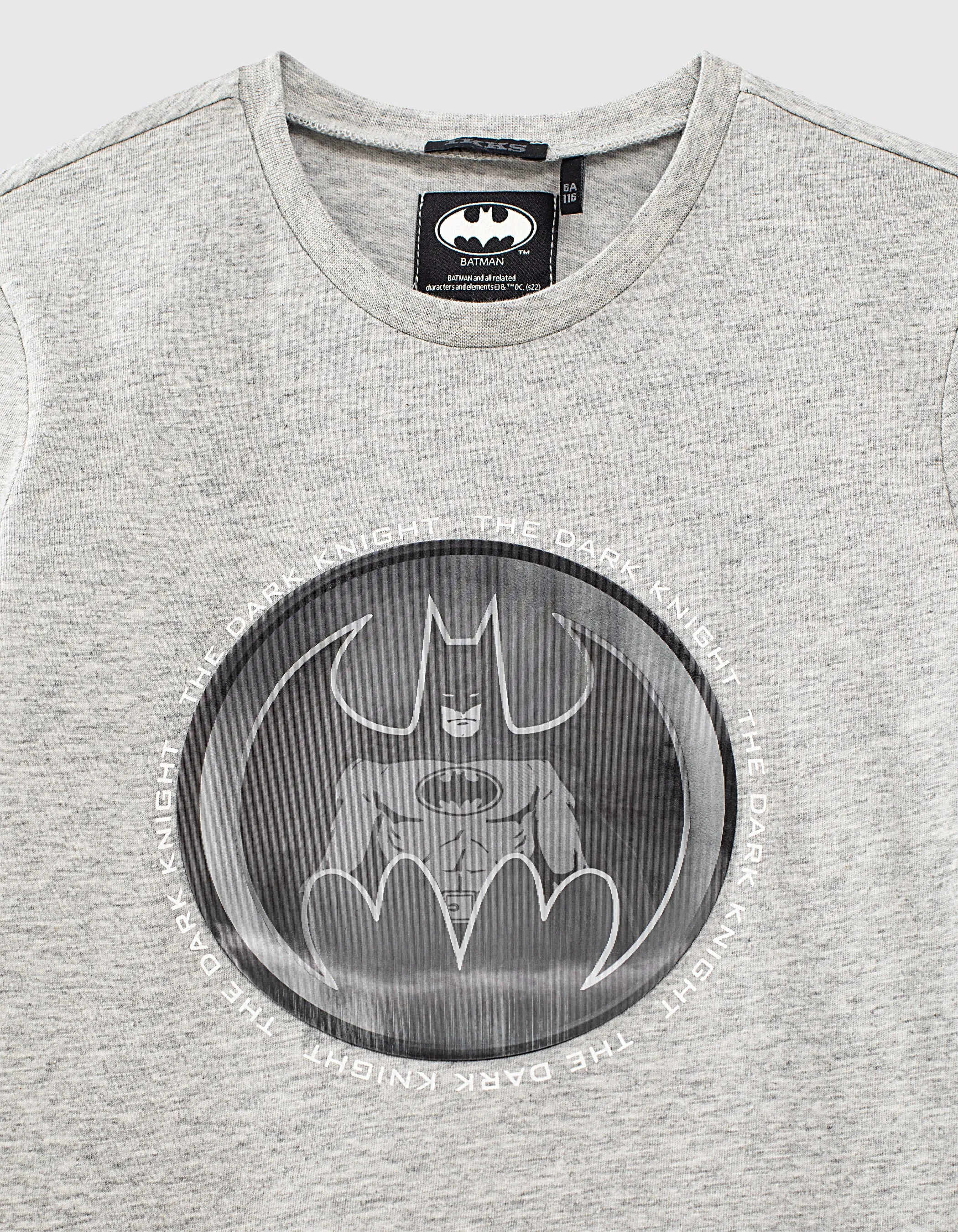 T-shirt gris IKKS - BATMAN visuel lenticulaire garçon