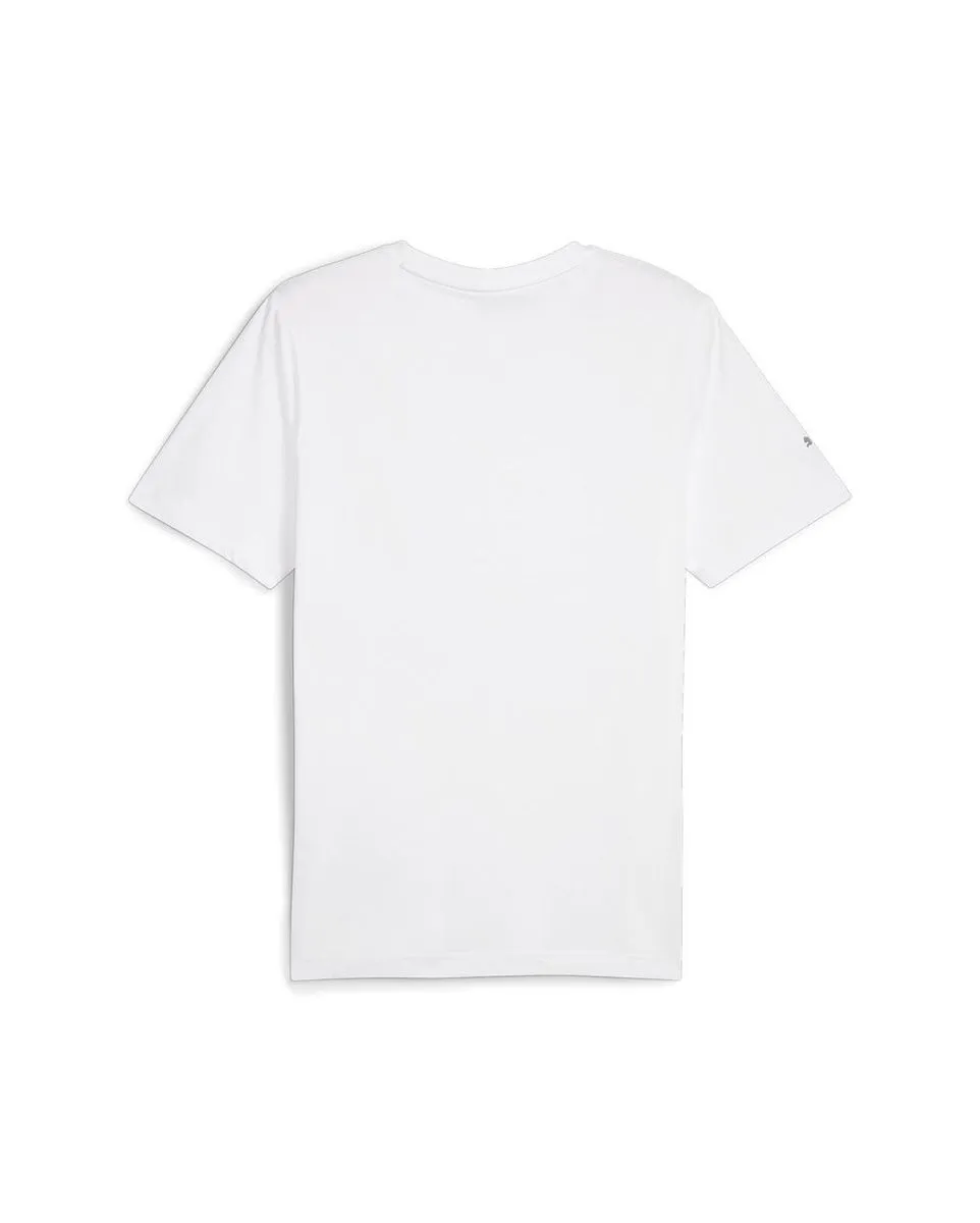 T-shirt Homme M BMW MMS LOG TEE + Blanc