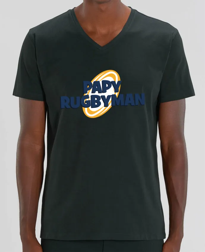 T-shirt homme Papy rugbyman par tunetoo