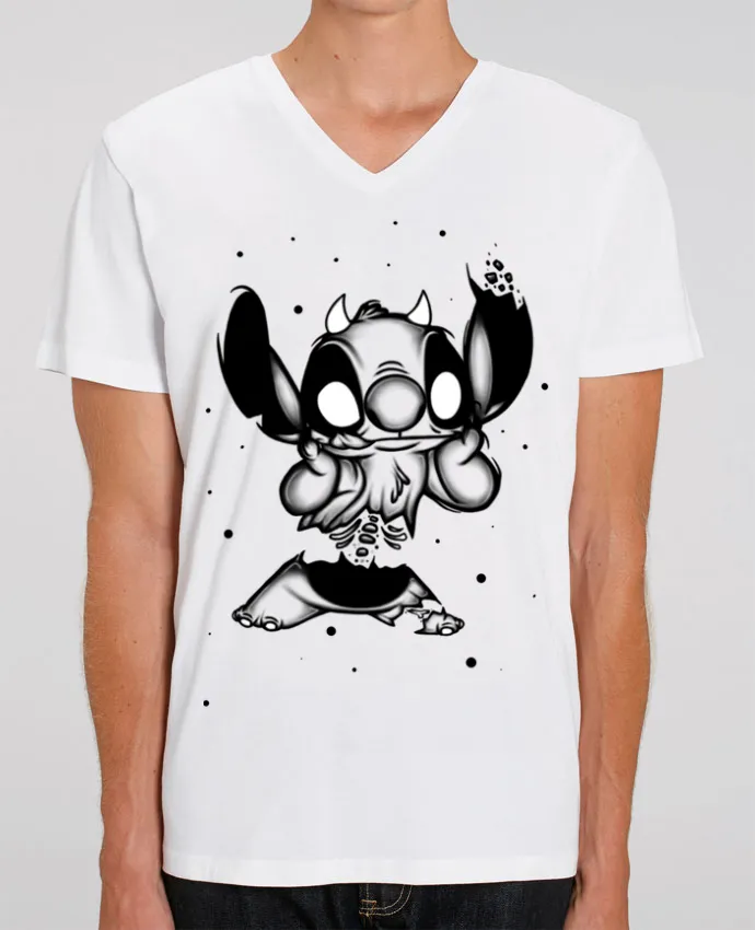 T-shirt homme STITCH DESIGN par shadow.ink.black