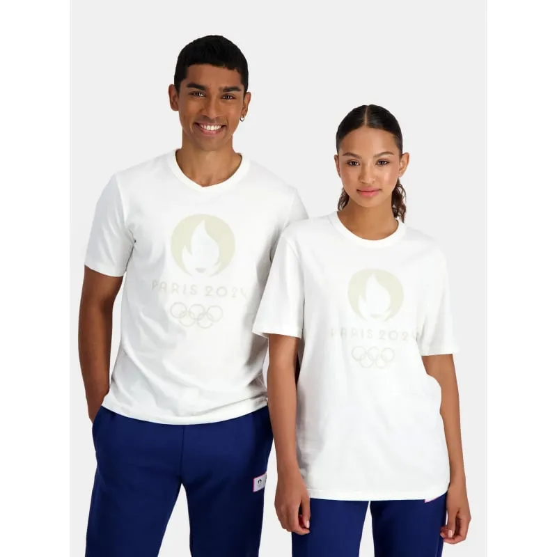 T-shirt JO paris 2024 blanc - Le Coq Sportif | wimod