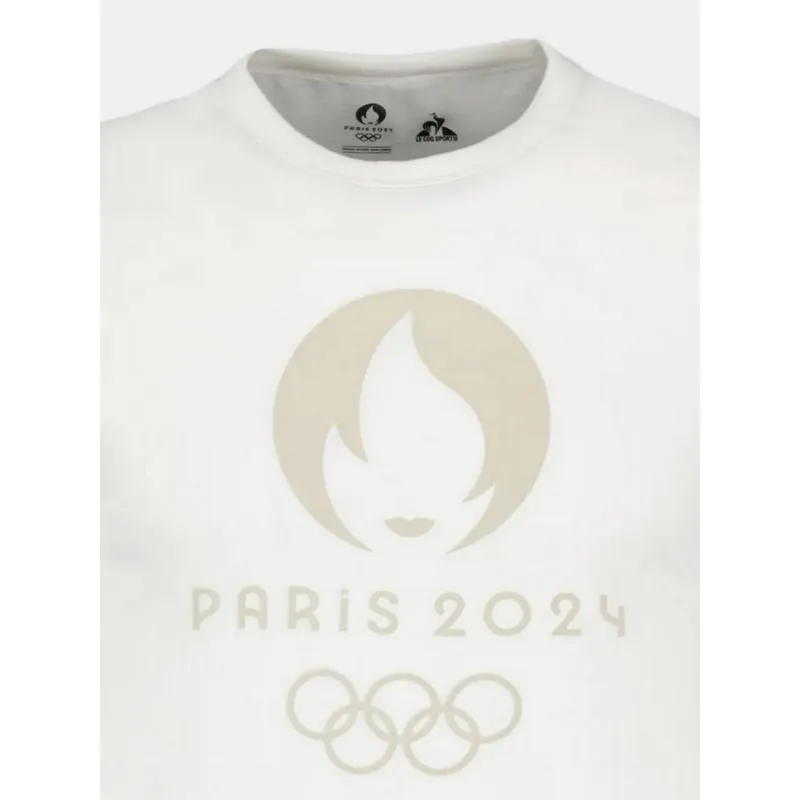 T-shirt JO paris 2024 blanc - Le Coq Sportif | wimod