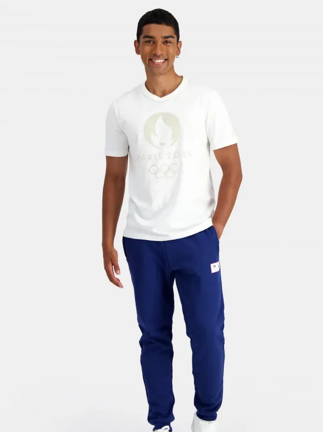 T-shirt JO paris 2024 blanc - Le Coq Sportif | wimod