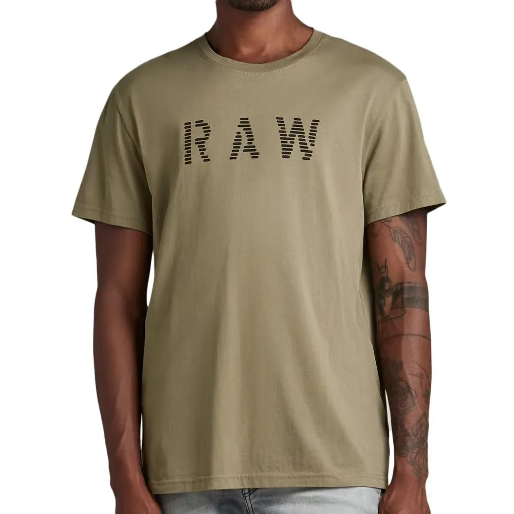 T-shirt Kaki Homme G-Star Raw D22776