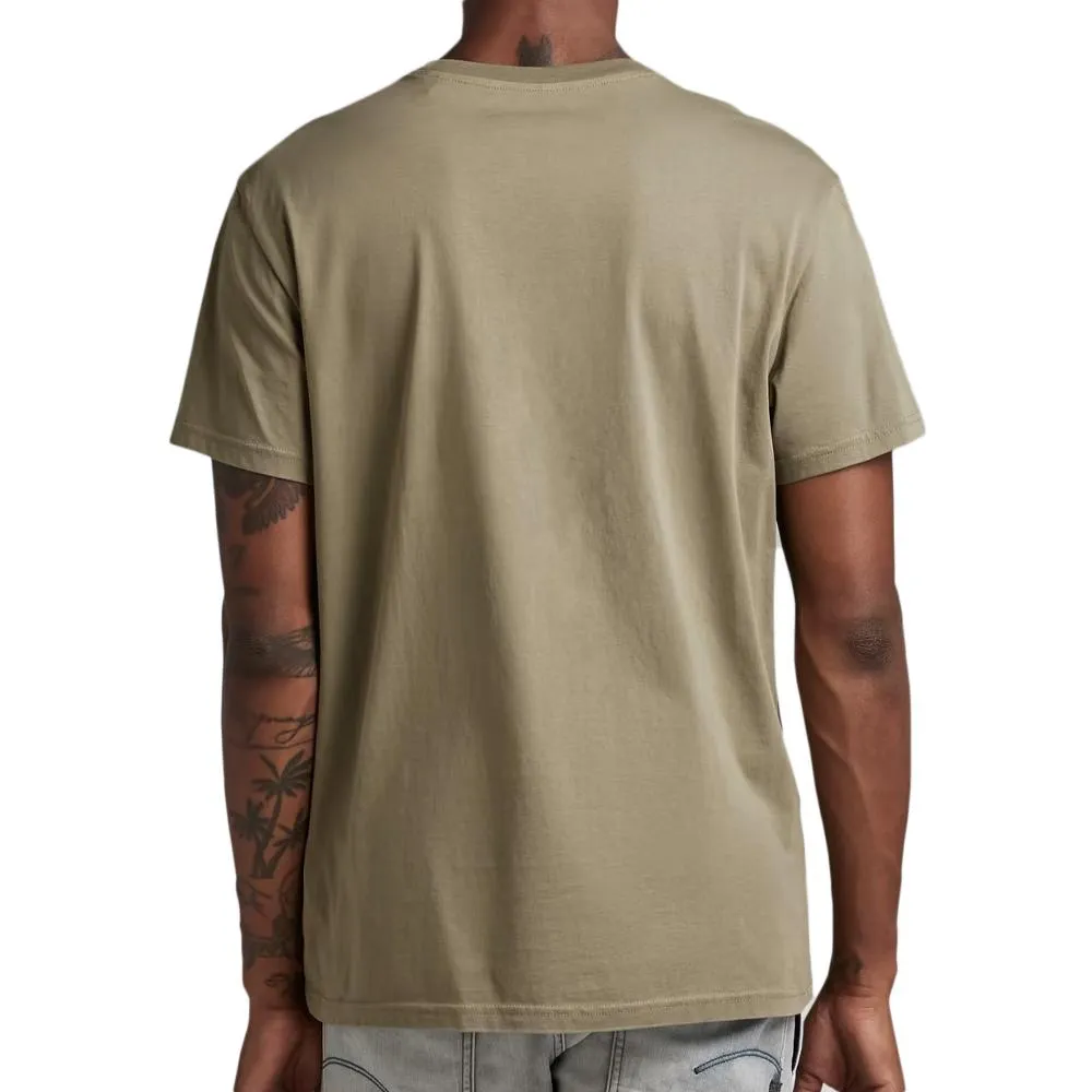 T-shirt Kaki Homme G-Star Raw D22776