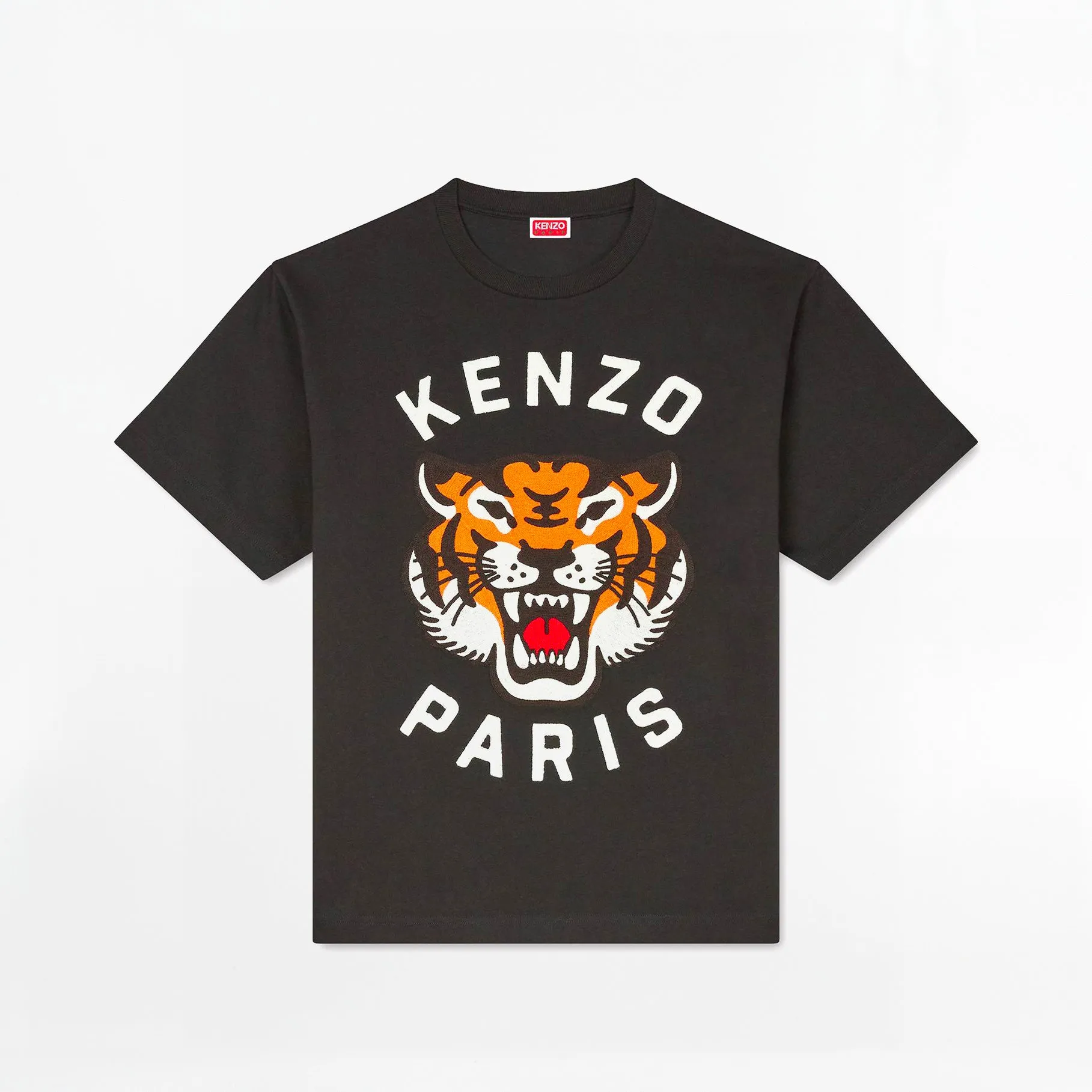 T-shirt Kenzo Paris Lucky Tiger Oversize Noir