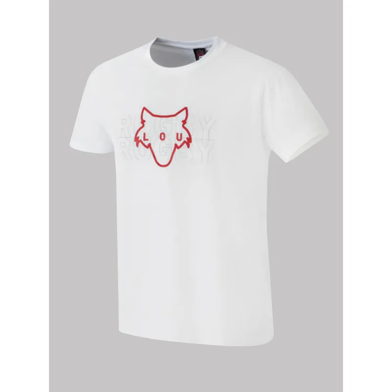 T-shirt lyon lou rugby blanc enfant - M com | wimod