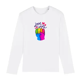 T shirt Manches longues Homme LGBT Love Wins