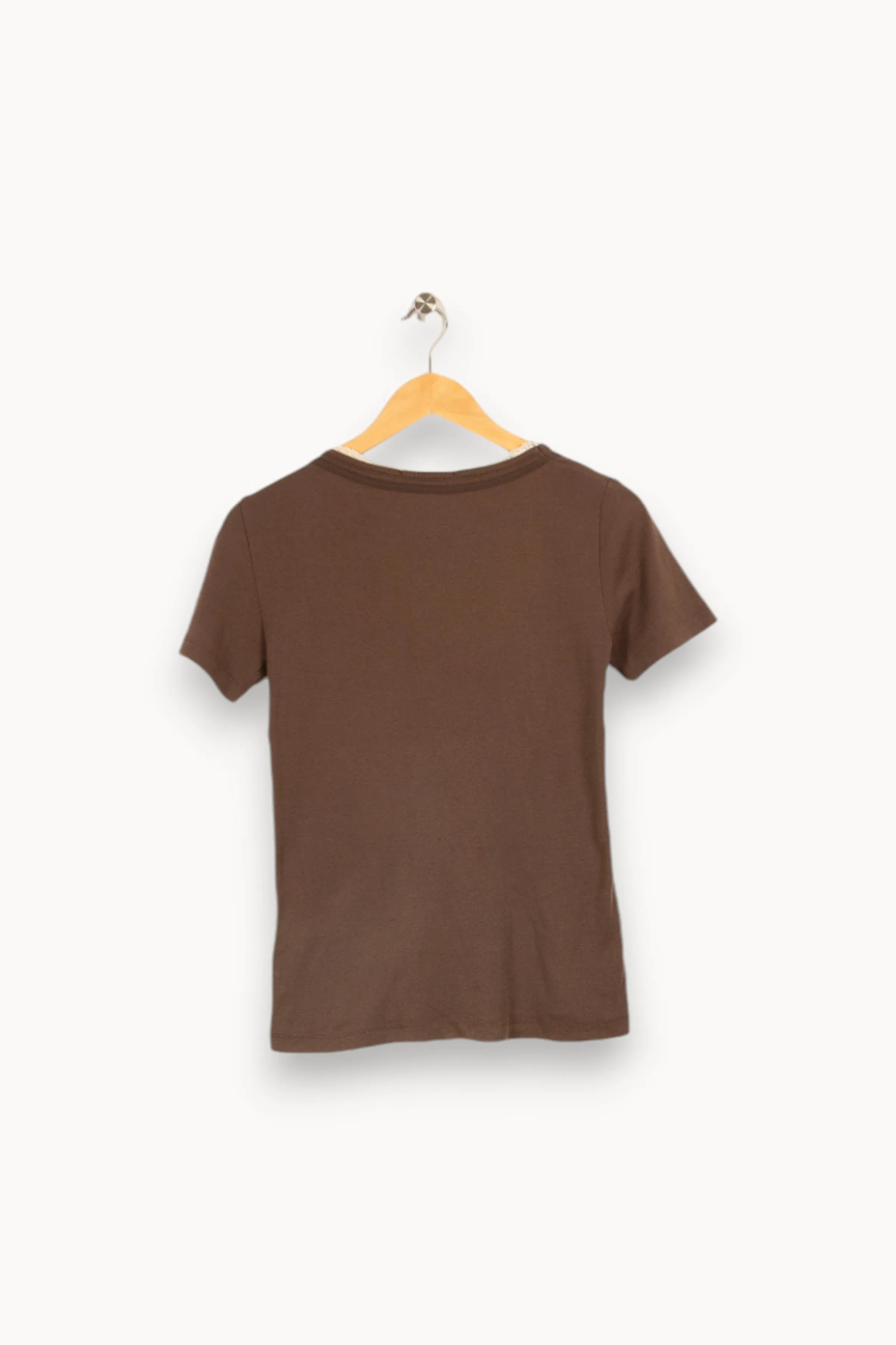 T-shirt marron - Taille M/38