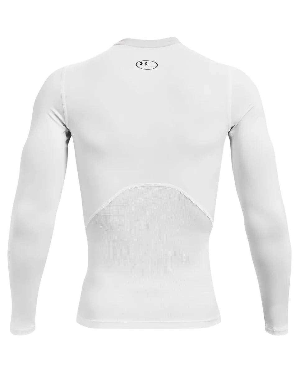 T-Shirt ML Homme UA HG ARMOUR COMP LS Blanc