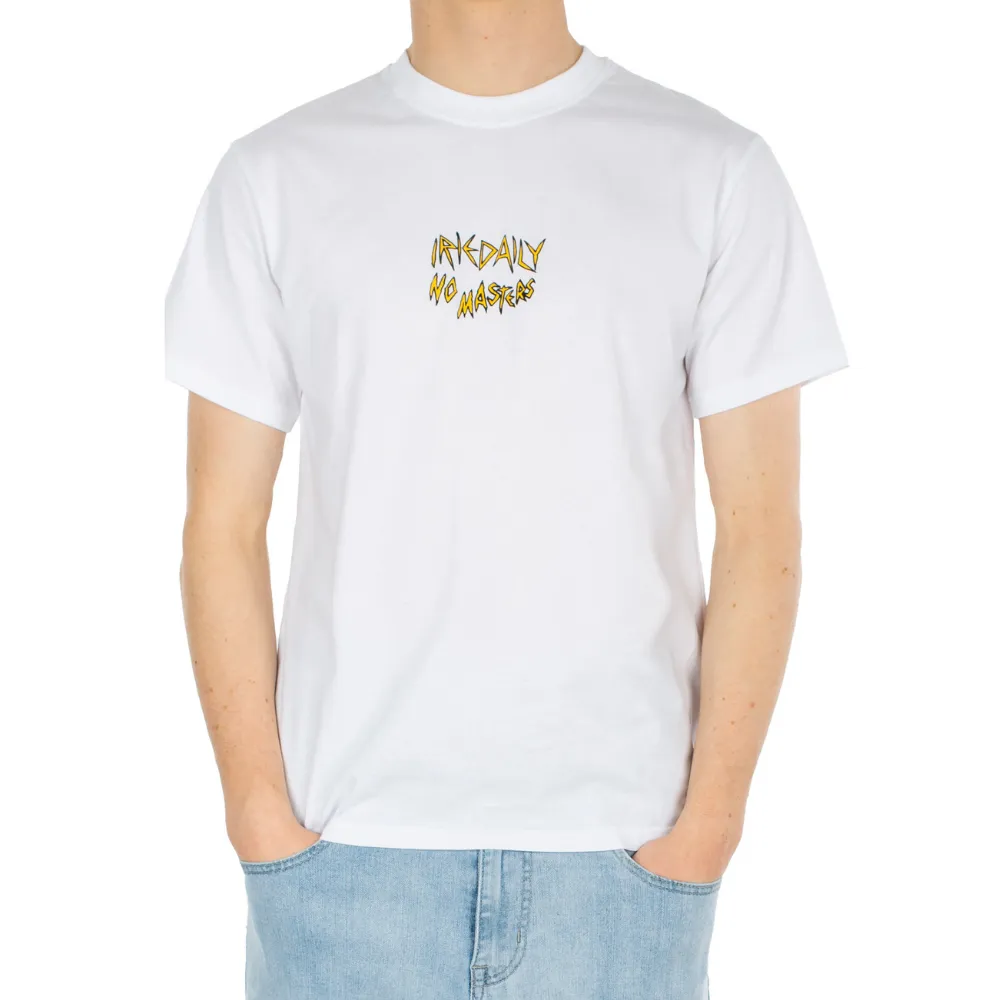 T-Shirt No Masters blanc