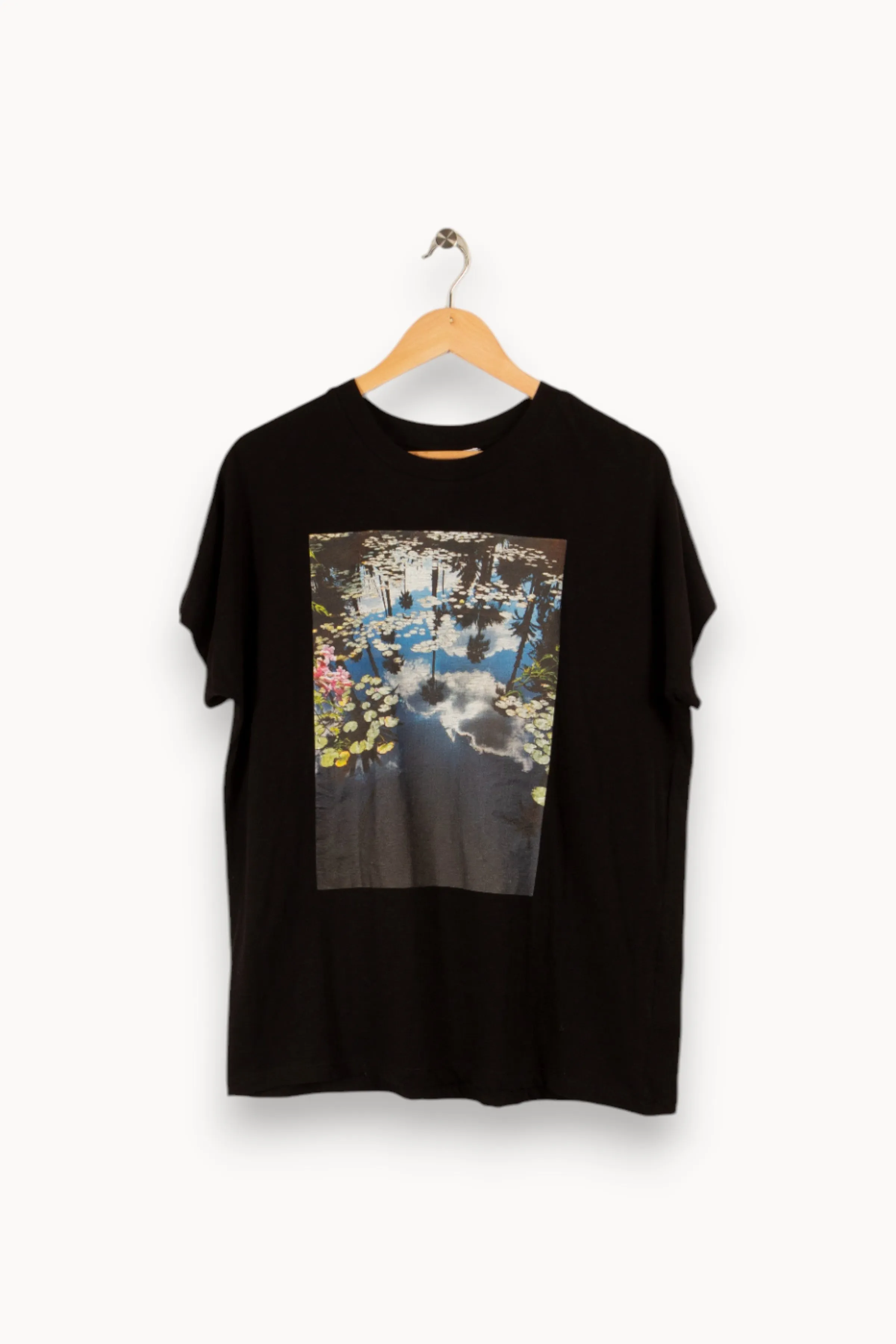 T-shirt noir avec photo - Taille M/38