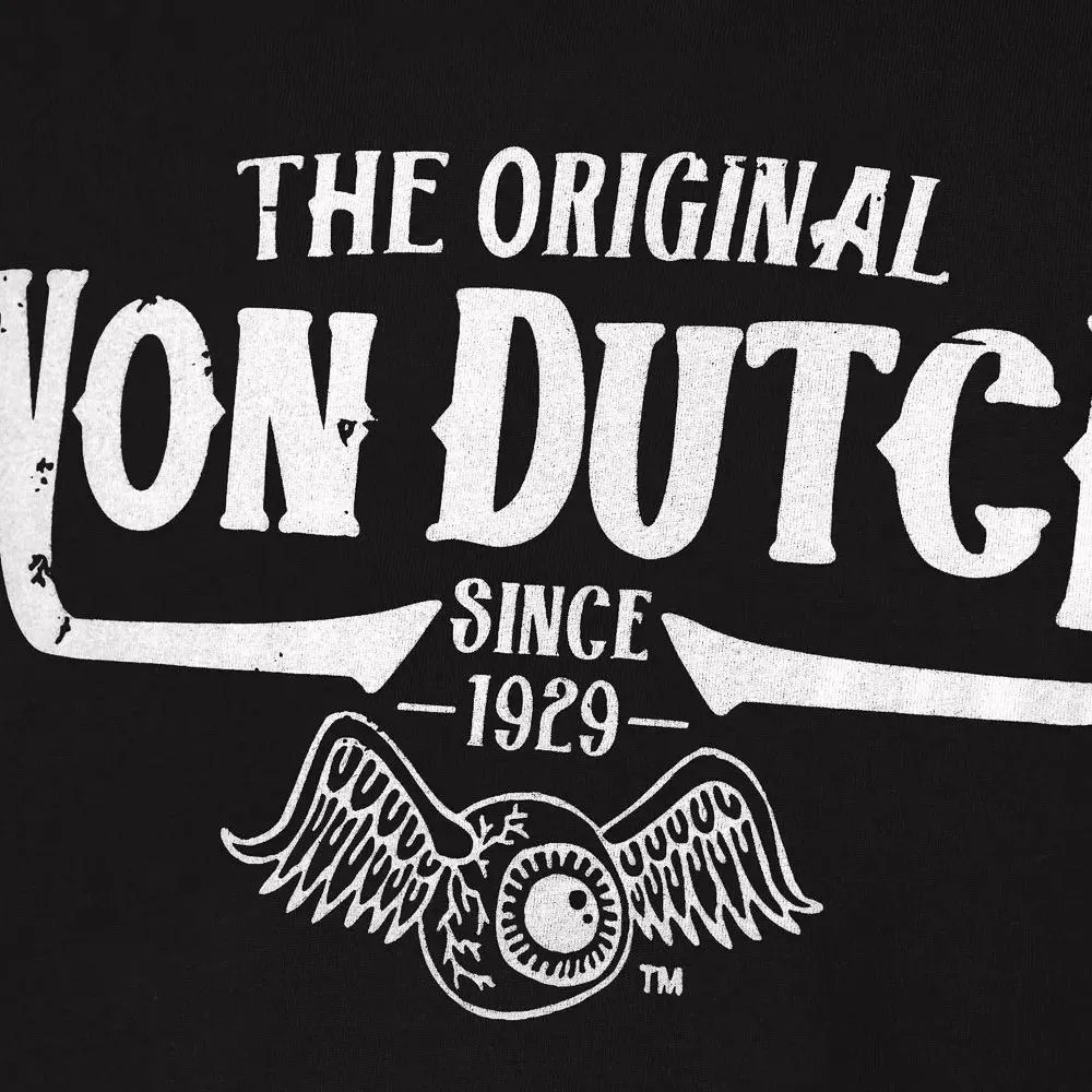 T-shirt Noir Homme Von Dutch Drive