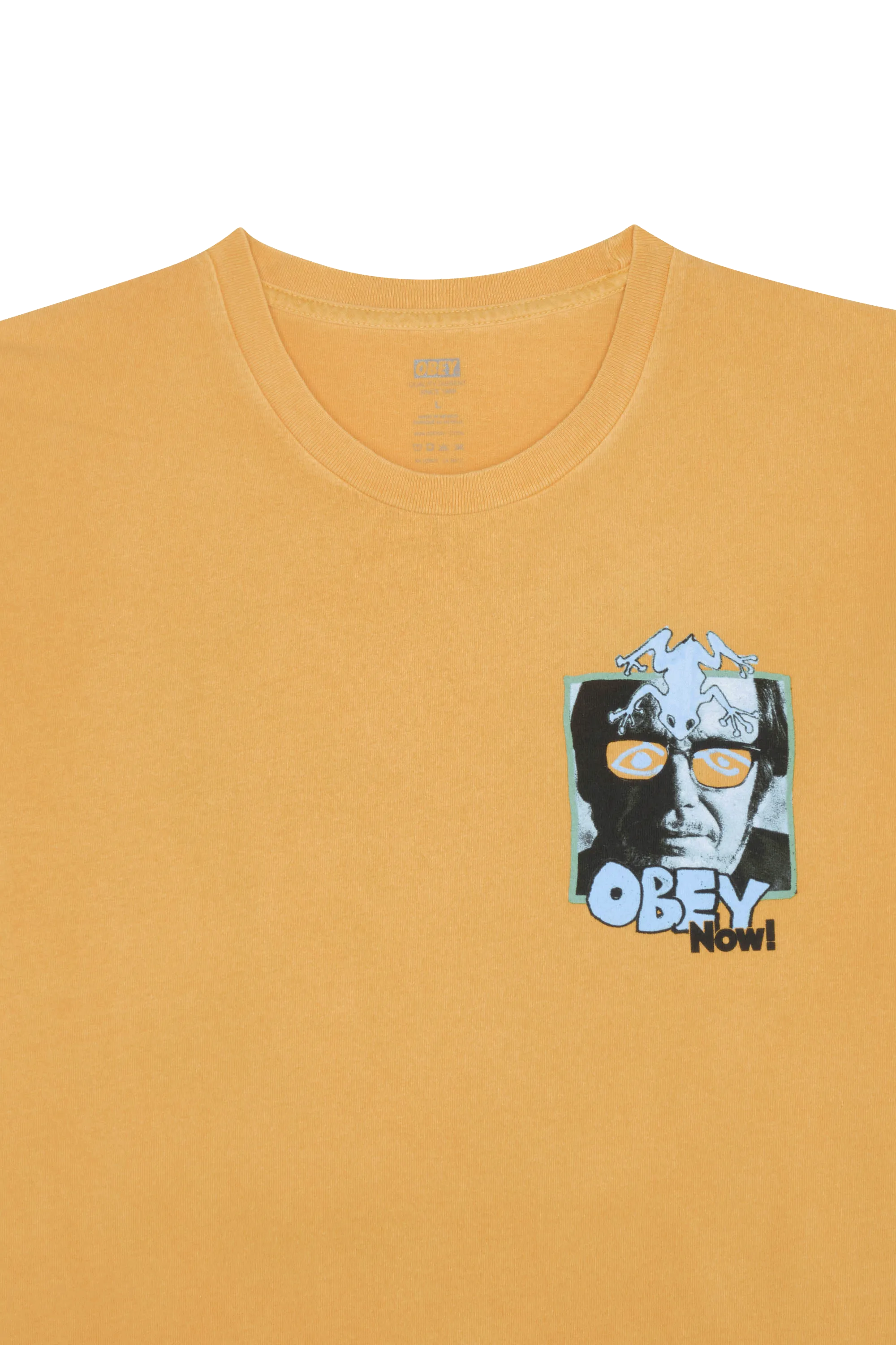 T-shirt Orange Obey - Homme | Citadium