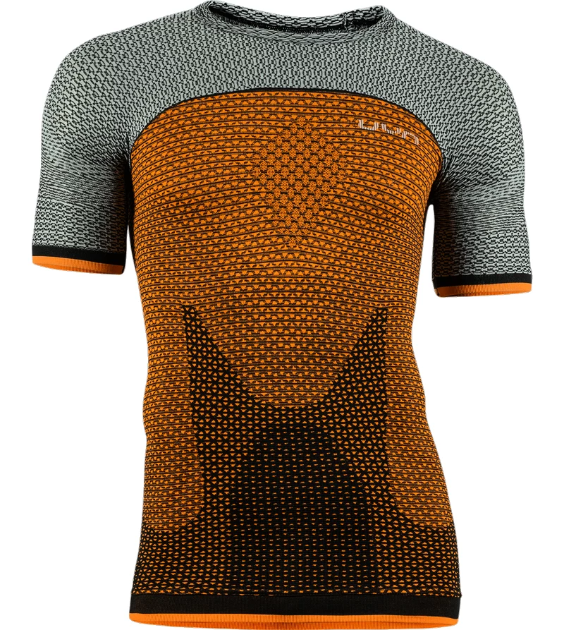 T-shirt pour homme UYN  Running Alpha OW orange/grey S