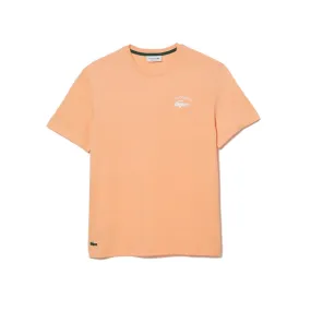 T-SHIRT REGULAR FIT LACOSTE ORANGE LOGO BRODÉ