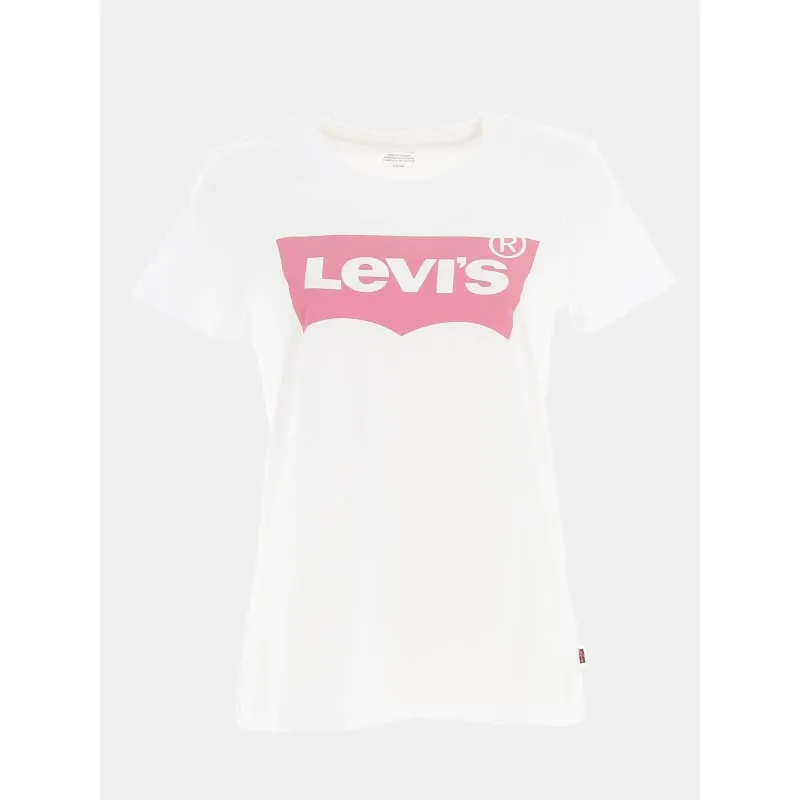 T-shirt the perfect tee blanc femme - Levi's | wimod