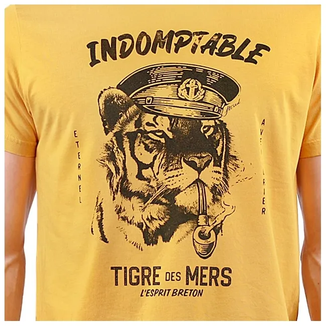 T-shirt Tigre des Mers - Jaune caraïbe