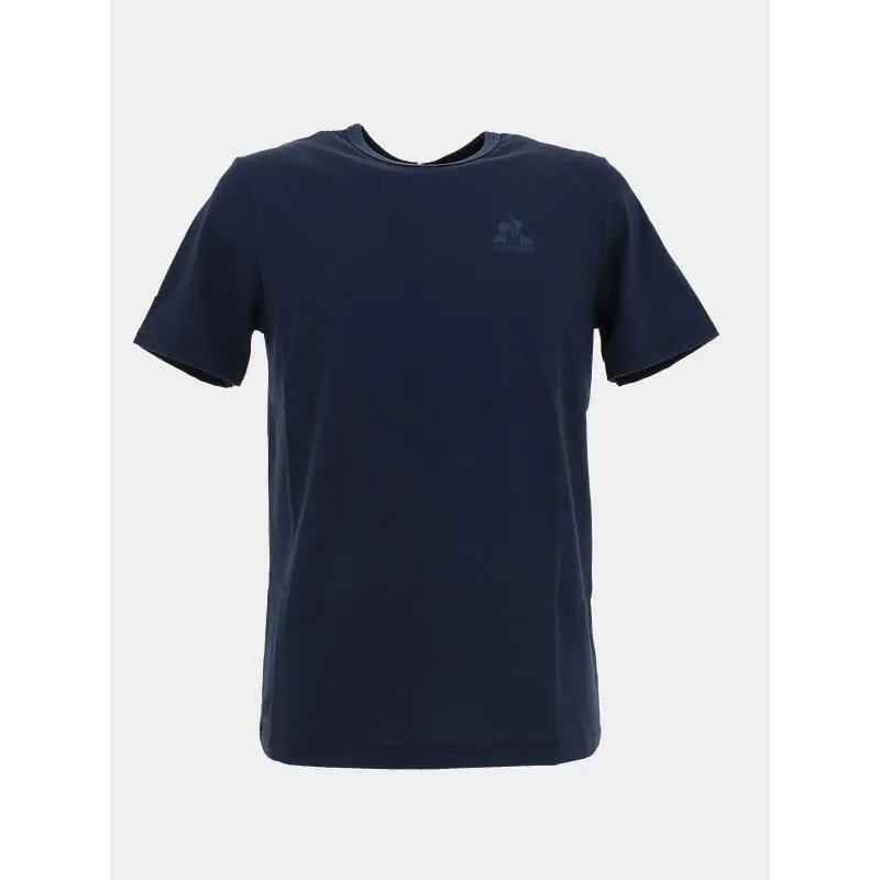 T-shirt uni logo chiné gris homme - Lacoste | wimod