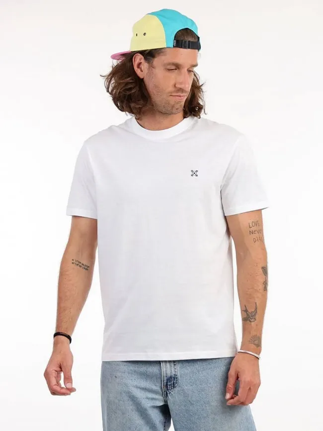 T-shirt uni tebaz blanc homme - Oxbow | wimod