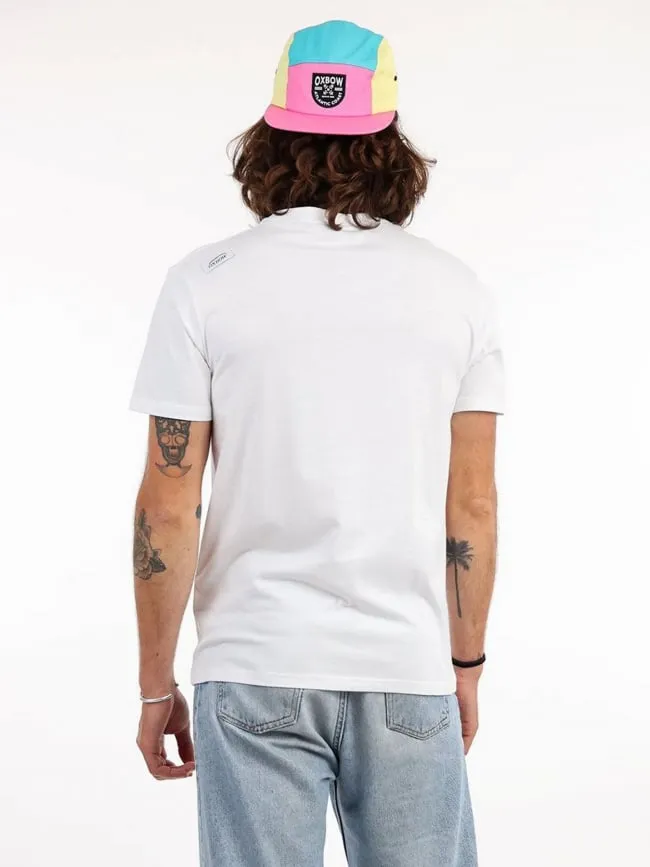 T-shirt uni tebaz blanc homme - Oxbow | wimod