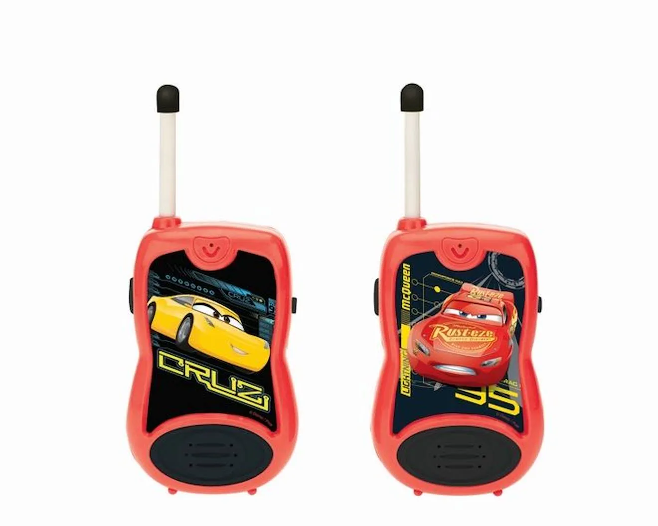 Talkies-Walkies Disney Cars 3 - LEXIBOOK - Portée de transmission 100m - Jaune - Enfant jaune - Lexibook