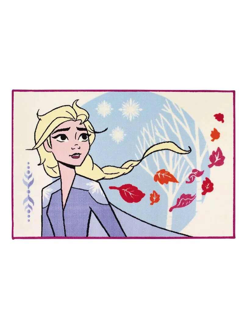 Tapis Elsa La reine des neiges 2 Disney - Multicolore