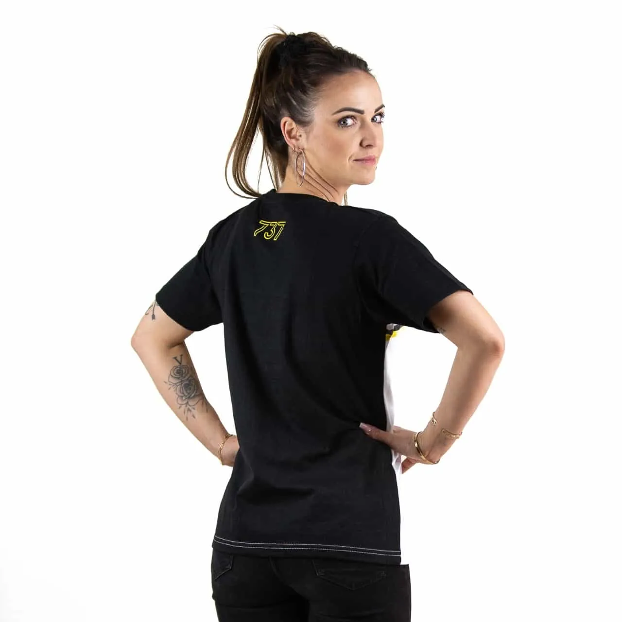 Tee-shirt 737 STYLE Jaune et Noir - Shop 737 Performance