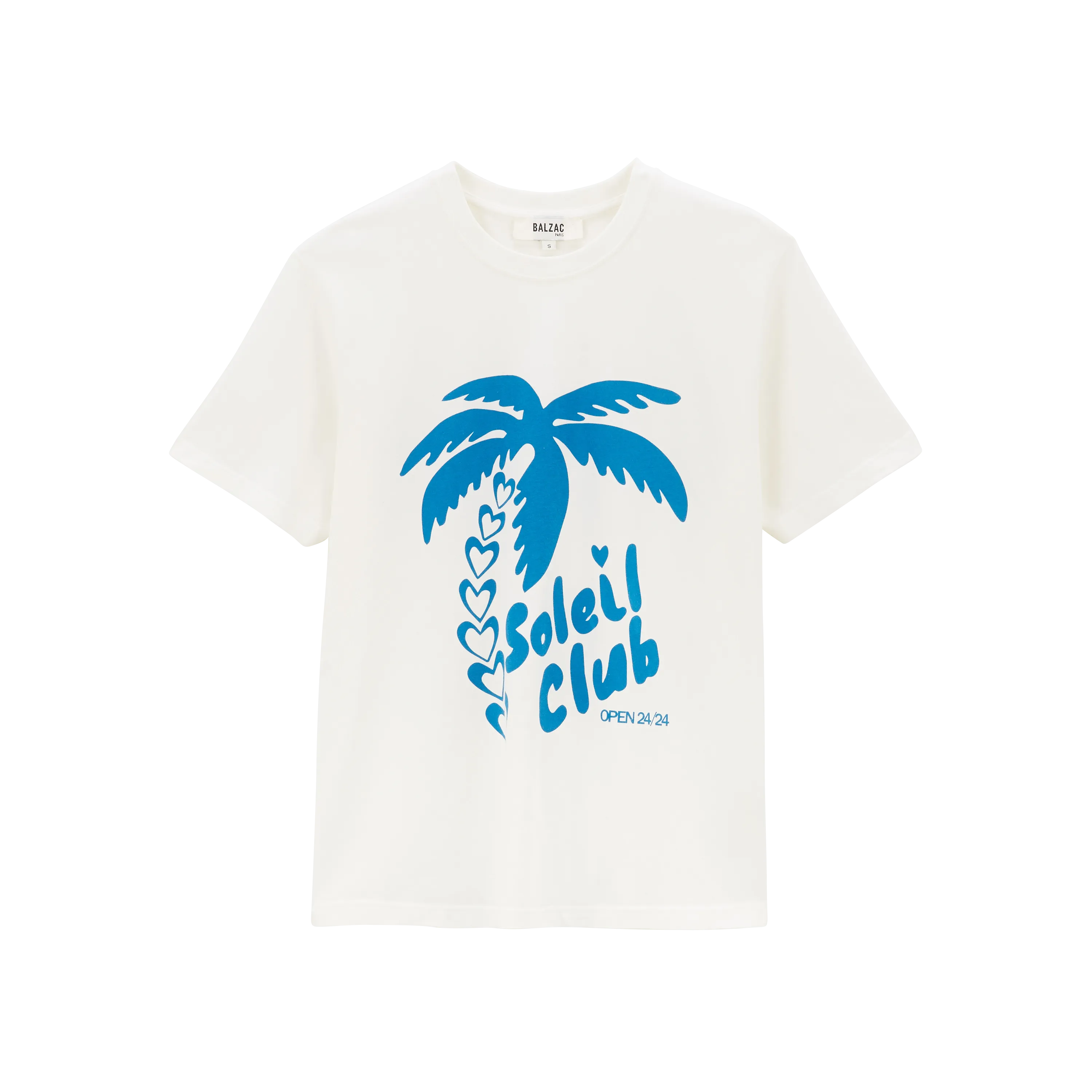 Tee-shirt Bree Soleil Club bleu et blanc