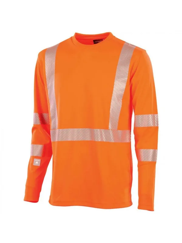 Tee-shirt haute visibilité orange hivi signal Adolphe Lafont