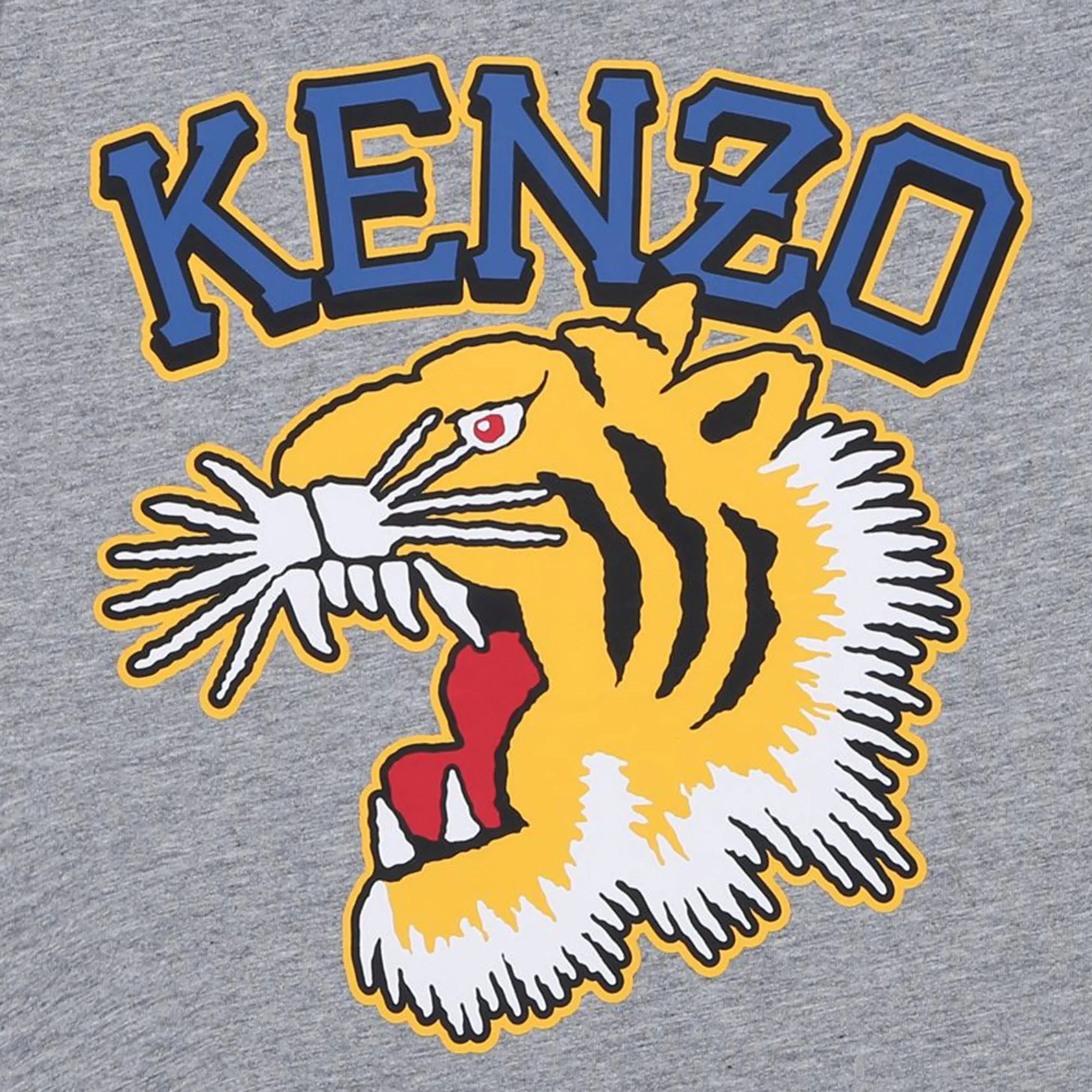 Tee-Shirt manches longues gris garon Kenzo H24