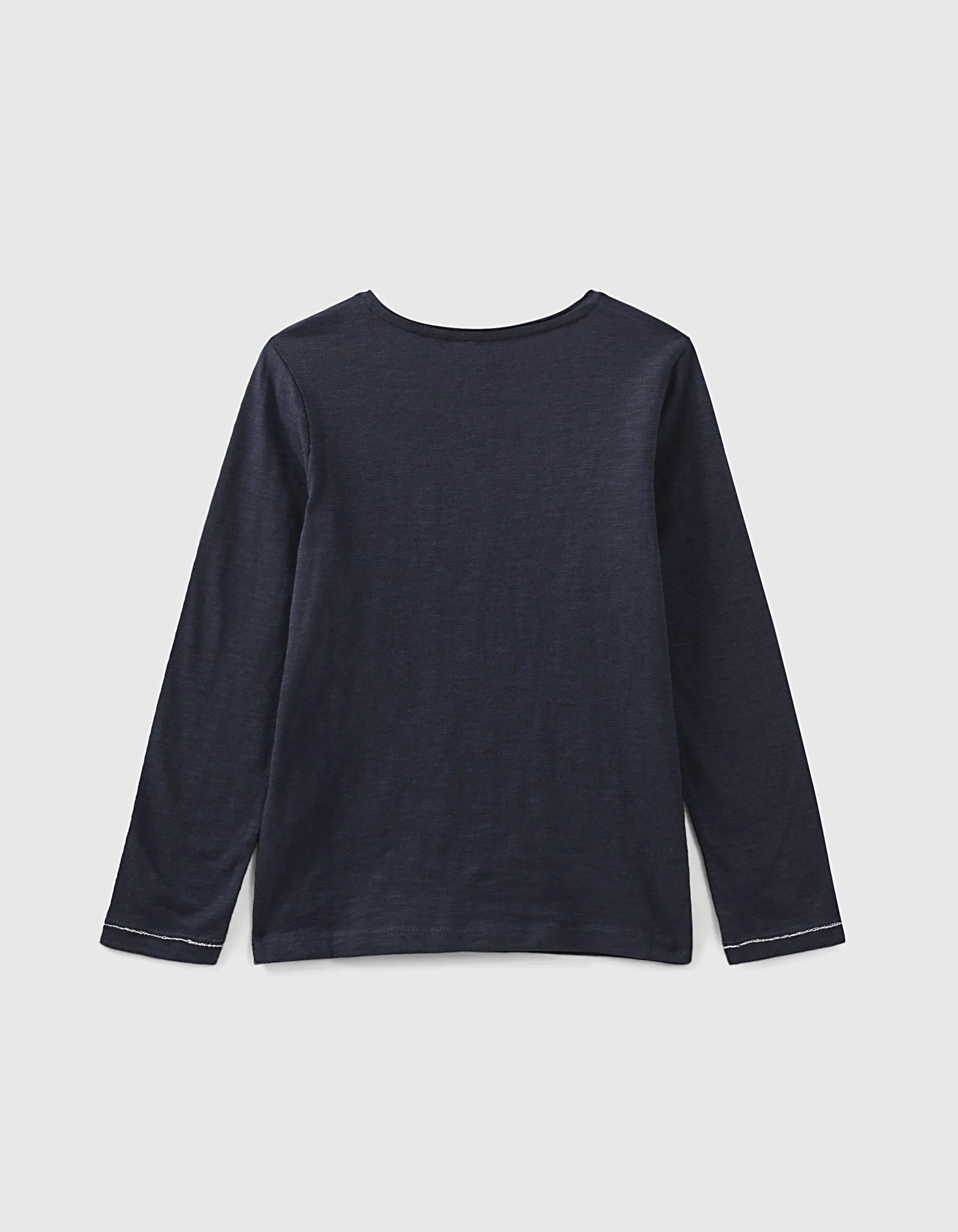 Tee-shirt navy Essentiel brodé IKKS fille