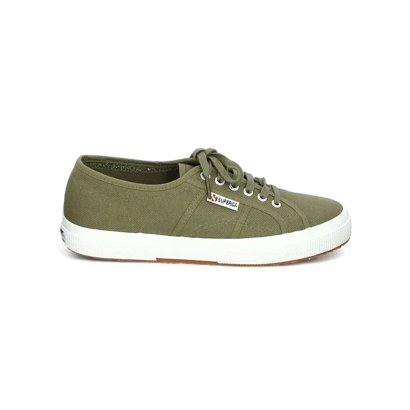 Tennis Toile Kaki Femme grande taille - Superga 2750