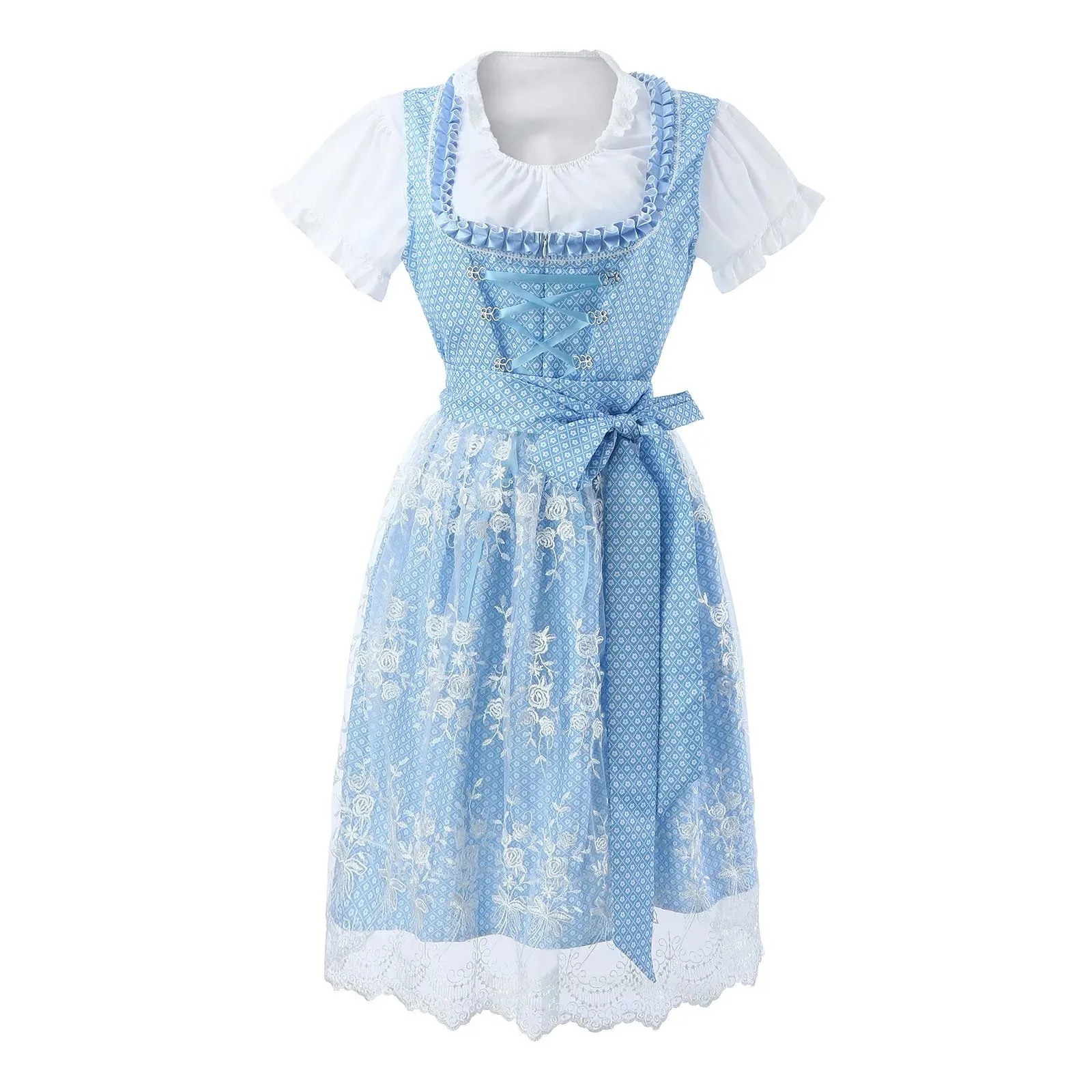 Theresia | Robe De Femmes Pour Le Dirndl | Bleu