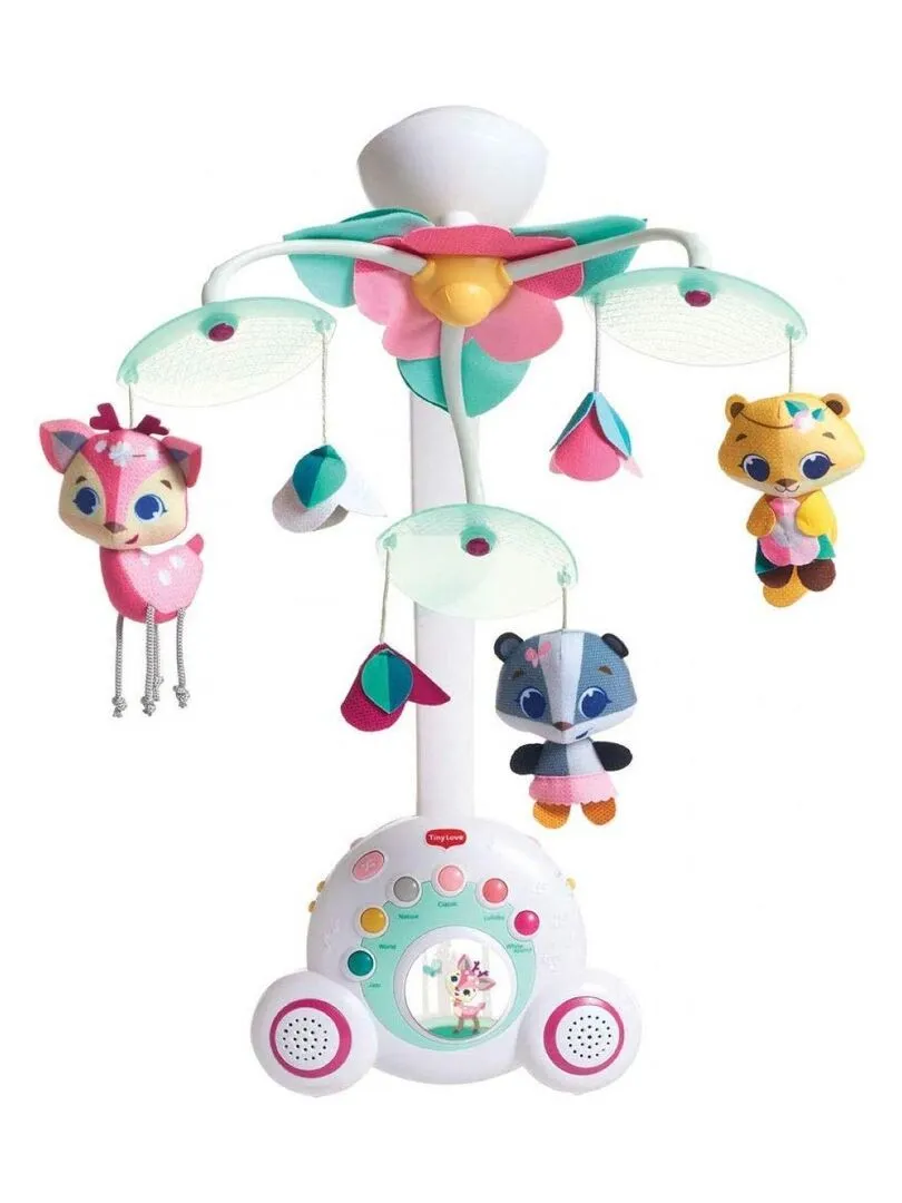 TINY LOVE Mobile Musical Soothe ’n Groove Princess, 18 Mélodies, dès la Naissance - Multicolore