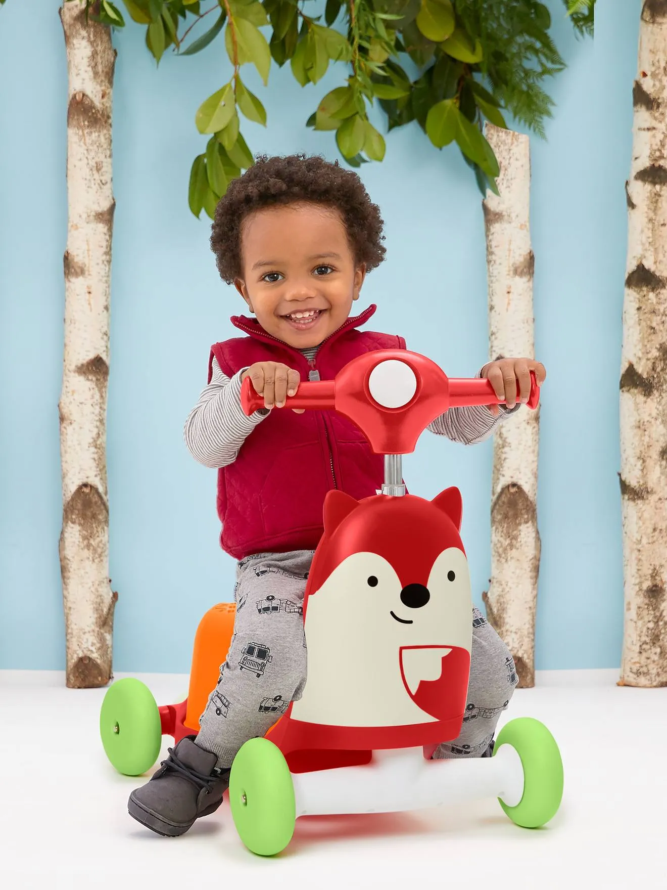 Trotteur évolutif 3 en 1 SKIP HOP Zoo Renard rouge moyen bicolor/multicolor - Skip Hop