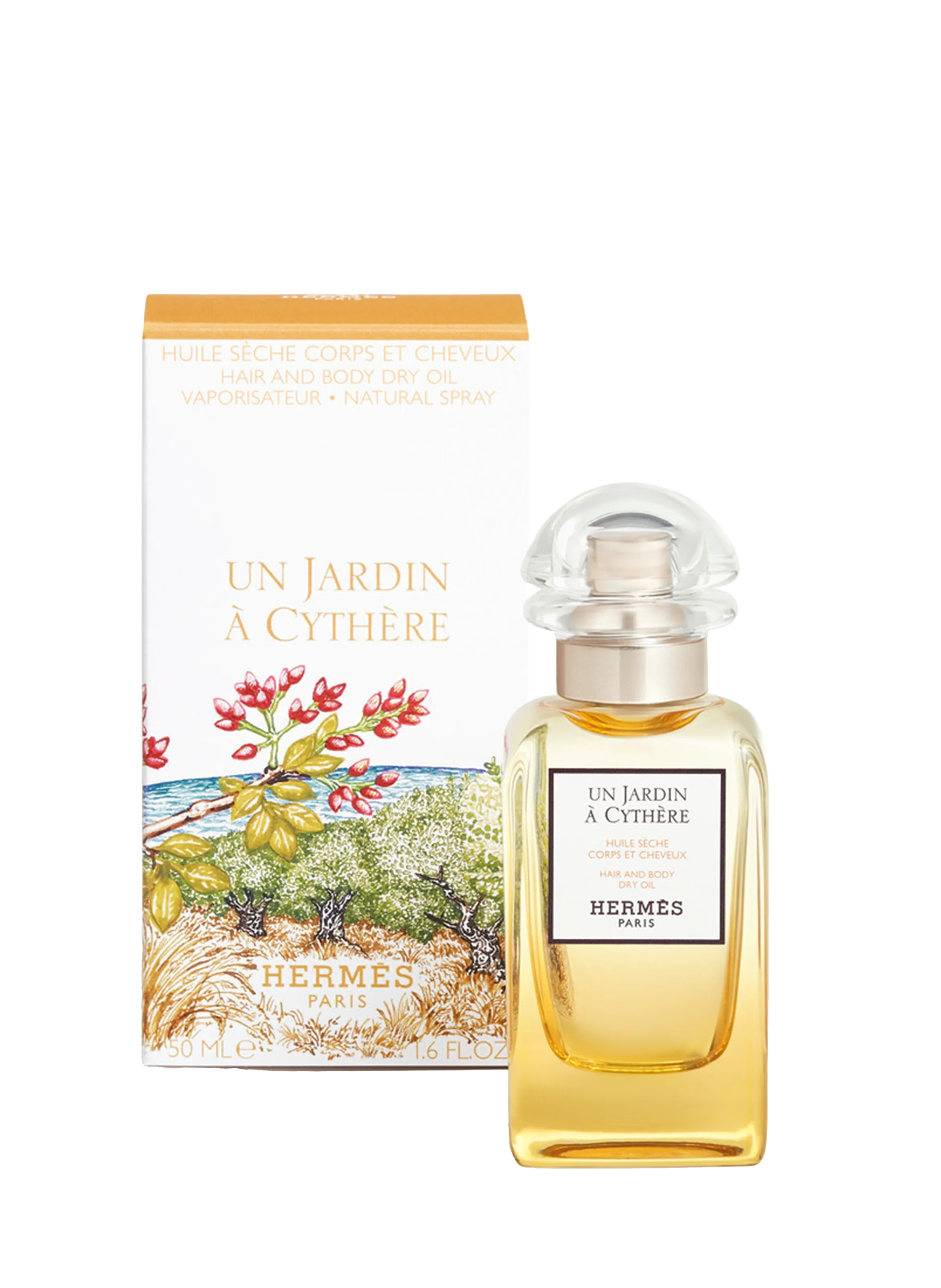 UN JARDIN à CYTHèRE - HUILE SèCHE CORPS ET CHEVEUX - HERMèS pour BEAUTé | Printemps