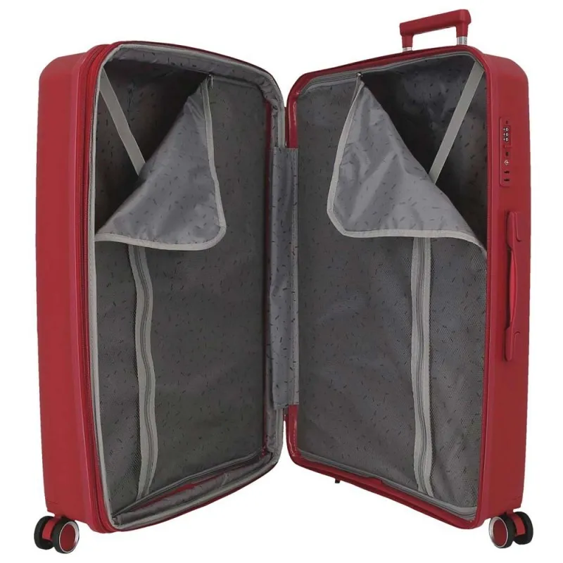 Valise soute 68cm extensible "Inari" rouge | Planetebag.com