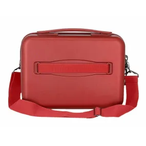 Vanity case MOVOM "Wood" rouge | Planetebag.com