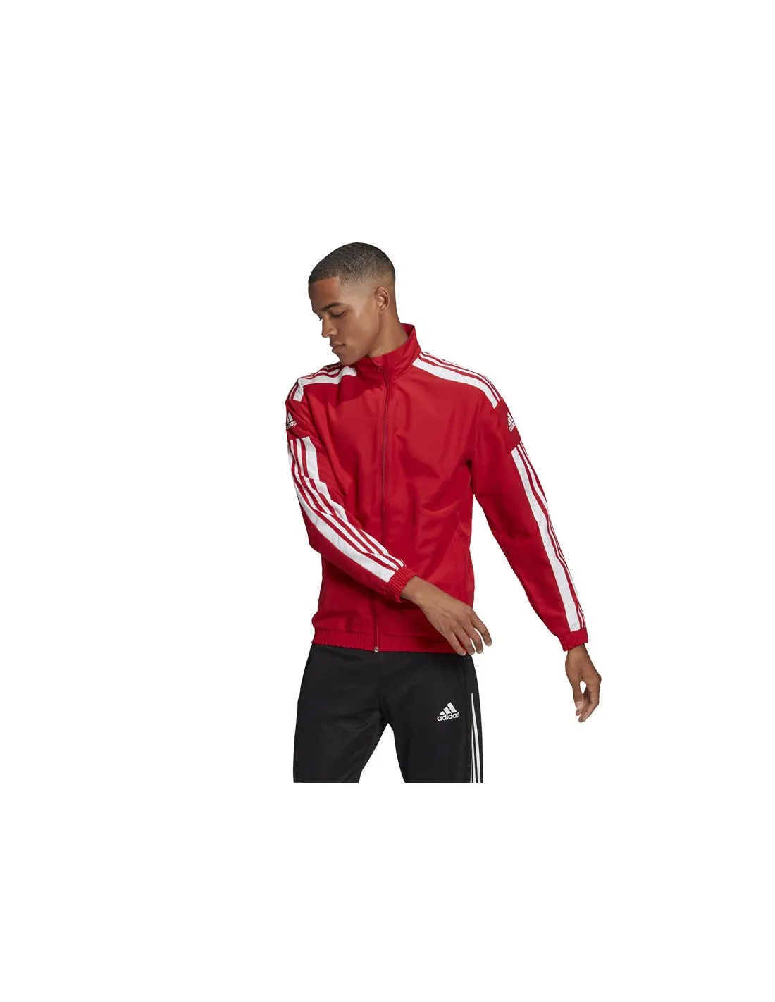 Veste de football adidas Présentation Squadra 21 M Rouge