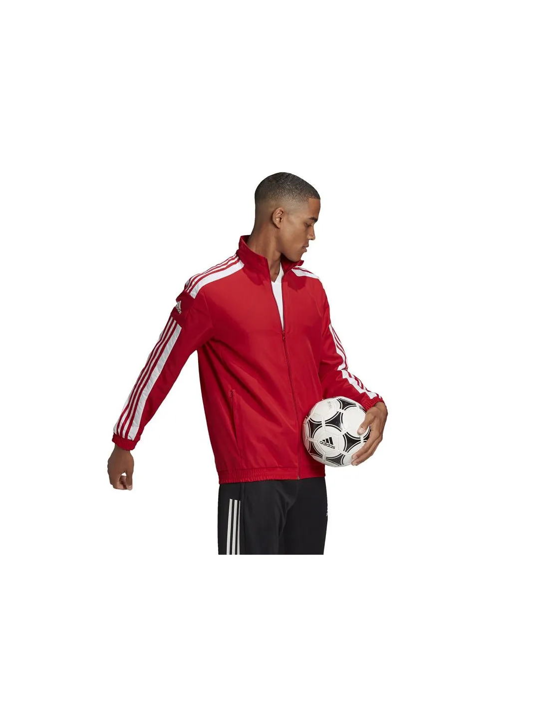 Veste de football adidas Présentation Squadra 21 M Rouge